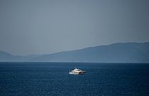 Barco da guarda-costeira turca no mar Egeu (arquivo)