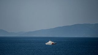 Barco da guarda-costeira turca no mar Egeu (arquivo)