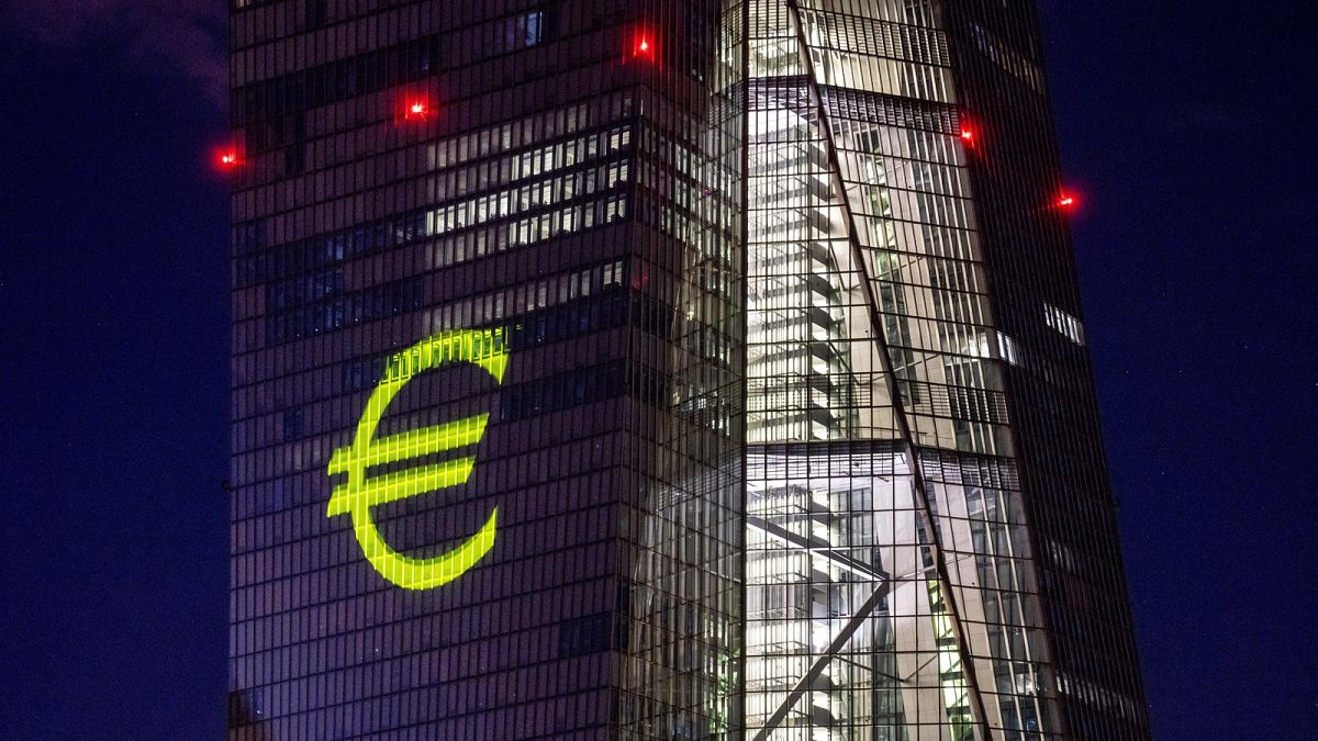 Az Európai Központi Bank épülete Frankfurtban