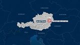 Map showing town ofWienerNeustadt in Austria where shooting took place