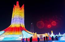 Festival annuel de glace à Harbin en Chine - 05.01.2023