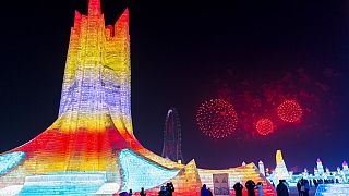 Festival annuel de glace à Harbin en Chine - 05.01.2023