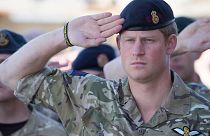 شاهزاده هری هنگام سپری کردن دوره خدمت در ارتش بریتانیا در افغانستان