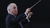 Le chef d'orchestre israélien-argentin lors d'un concert à Buenos Aires (Argentine) - 21.08.2010