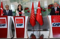 HDP Eş Genel Başkanları Pervin Buldan ile Mithat Sancar, Aralık 2021'de CHP ilderi Kılıçdaroğlu ile bir araya gelmişti