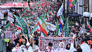 راهپیمایی اعتراضی ایرانیان در لندن