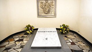 La tumba de Benedicto XVI