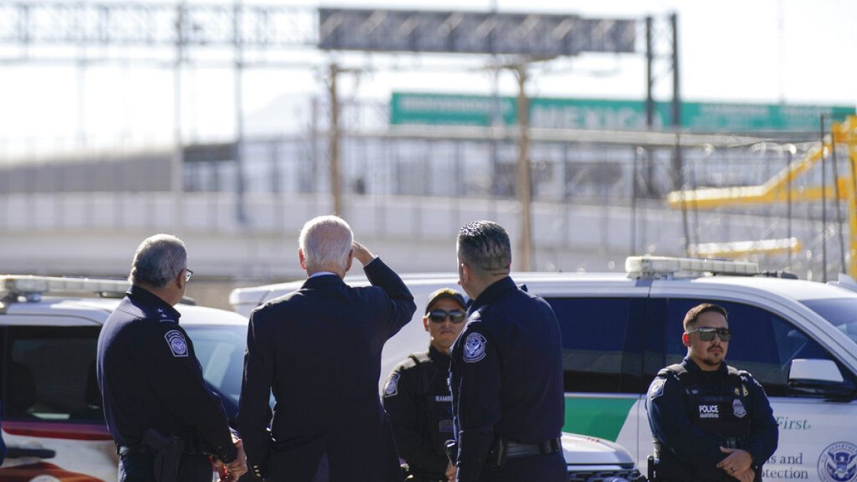 Biden visita la frontera situada en El Paso en Texas, Estados Unidos