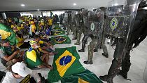 Brezilya Devlet Başkanlığı binasında göstericilere müdahale edildi