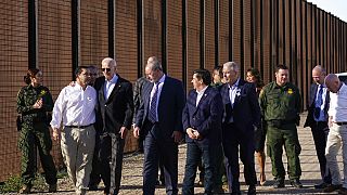 Jeo Biden El Pasónál a mexikói határszakaszon