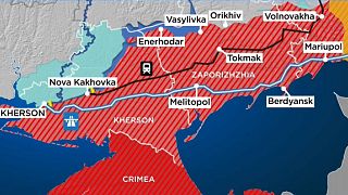 En las últimas semanas, Rusia ha reforzado sus defensas en la región central de Zaporiyia, especialmente entre las ciudades de Vasilivka y Oríjiv.