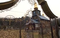 Holzkirche in der westukrainischen Region Transkarpatien