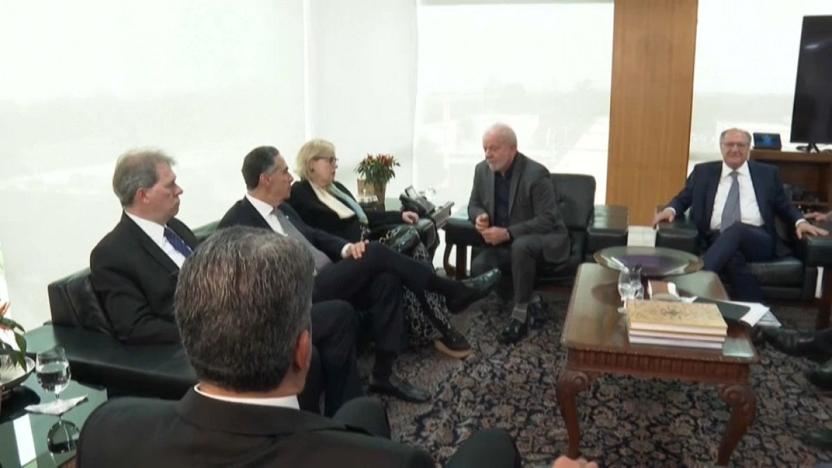 Reunión de Lula da Silva con su gabinete.