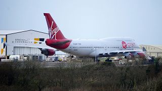 Virgin Atlantic Cosmic Girl at Spaceport Cornwall