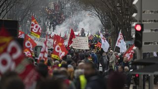 من احتجاجات سابقة في باريس ضدّ إصلاح نظام التقاعد - أرشيف 