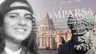 Emanuela Orlandi shown on a poster calling for information on her disappearance