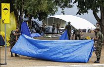 Des soldats démantèlent le campement de supporters de l'ancien Président brésilien Jair Bolsonaro à Brasilia