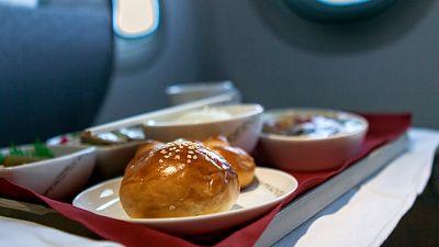 Airlines are increasing the number of vegan options available. 