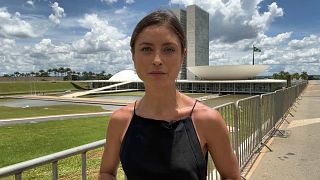 Euronews-Korrespondentin Anelise Borges berichtet aus Brasilia
