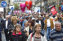 Протесты во Франции против пенсионной реформы, инициированной правительством