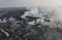 Rus ordusunun saldırıları nedeniyle hayalet kente dönen Ukrayna'nın Bahmut şehri
