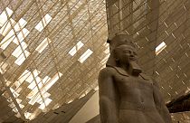 Arşiv - 2. Ramses'in Giza'dakii Büyük Mısır Müzesi'nde sergilenen heykeli