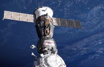 Uluslararası Uzay İstasyonu'ndaki Soyuz kapsülü