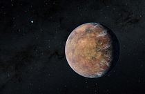 An artist's depiction of TOI 700 e, an Earth-size planet in its star's habitable zone