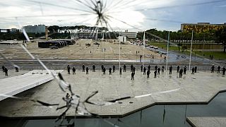 La police fédérale brésilienne enquête sur la mise à sac du Congrès par les supporteurs de l’ancien président Jair Bolsonaro. A Brasilia, le 9 janvier 2023