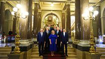 Les huit candidats de l'élection présidentielle en République tchèque avant le premier tour les 13 et 14 janvier 2023.
