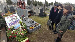 مراسم خاکسپاری محمد مرادی در لیون فرانسه