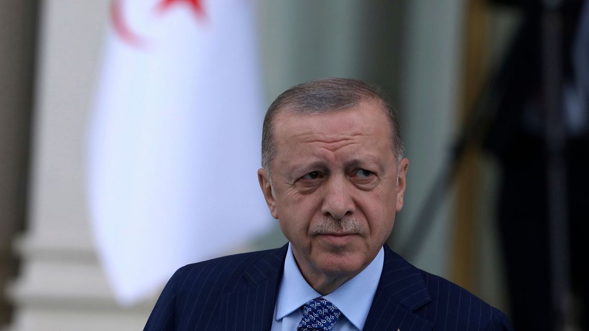 رجب طیب اردوغان رئیس جمهور ترکیه در ۶می ۲۰۲۲.