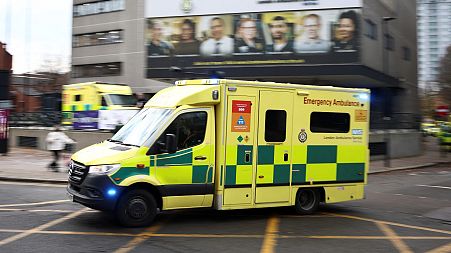 A ambulance in London.