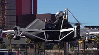 The Ryse Recon electric vertical takeoff and landing aircraft has been showcased at the CES gadget show.