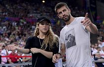 Şarkıcı Shakira, eski sevgilisi Gerard Pique ile birlikte (arşiv)