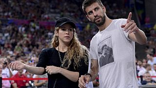 Şarkıcı Shakira, eski sevgilisi Gerard Pique ile birlikte (arşiv)