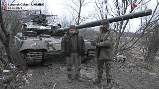 Ukraine's fleet of tanks is increasingly old, such as this Soviet-era T-64 model