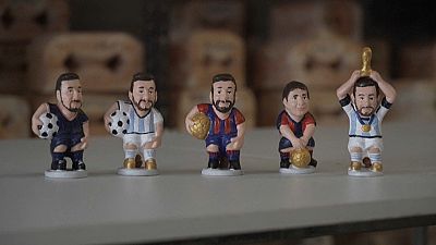 Lionel Messi caganer figurines