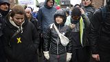 Die Klimaaktivist:innen Luisa Neubauer und Greta Thunberg unterstützen den Protest in Lützerath