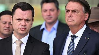 Ex-ministro da Justiça Anderson Torres com Jair Bolsonaro (arquivo)