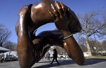 Il monumento a Boston dedicato a Martin Luther King