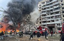 ما خلفه القصف الروسي على مدينة دنيبرو في أوكرانيا 