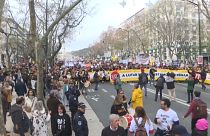 Lisbona, la marcia degli insegnanti