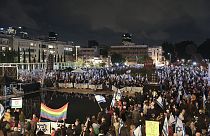 Protesta masiva en Tel Aviv contra el Gobierno de Netanyahu