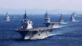 مشارکت ناوگان دریایی ژاپن در یک رزمایش بین‌المللی 