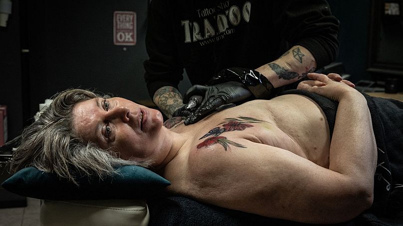 I think I am beautiful again': Free tattoos give new hope to breast cancer  survivors | Euronews