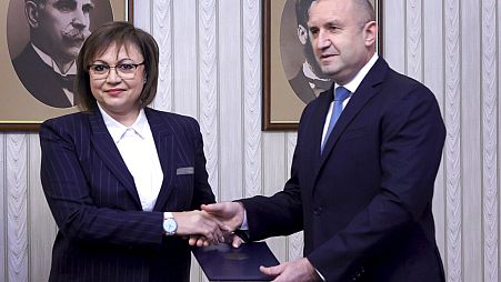 Ninova Rumen Radev bolgár elnökkel 2023 januárjában