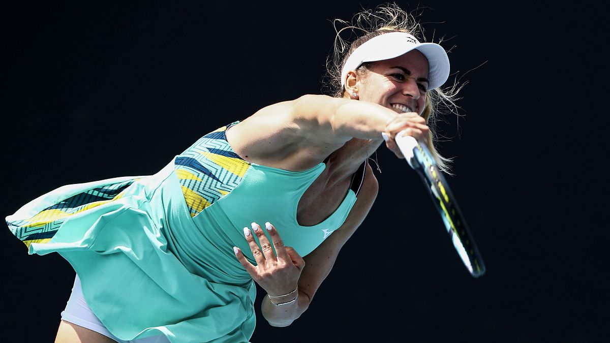 Bondár Anna először jutott Grand Slam-tornán a női egyes második fordulójába – képünk illusztráció.