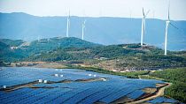 Une ferme solaire à Guizhou, en Chine