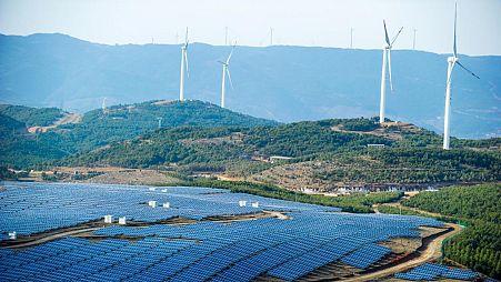 Solar farm in Guizhou, China